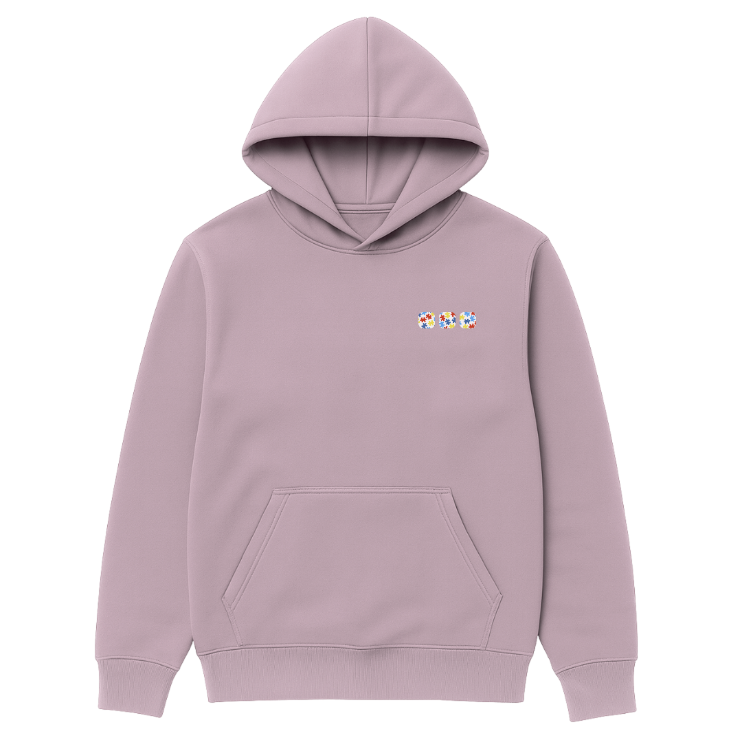 Autism Awareness Hoodie — bark brown