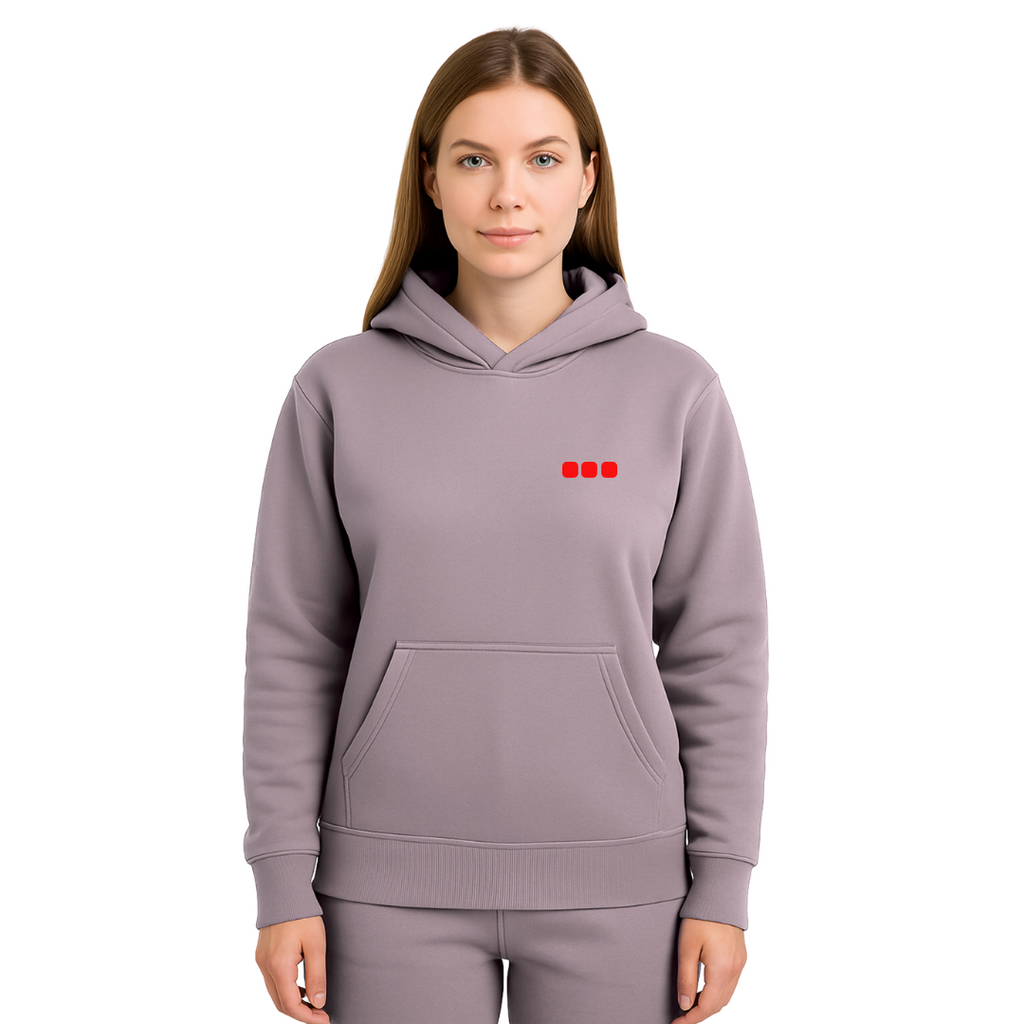 Heart Disease Awareness Hoodie — bark brown (women's)