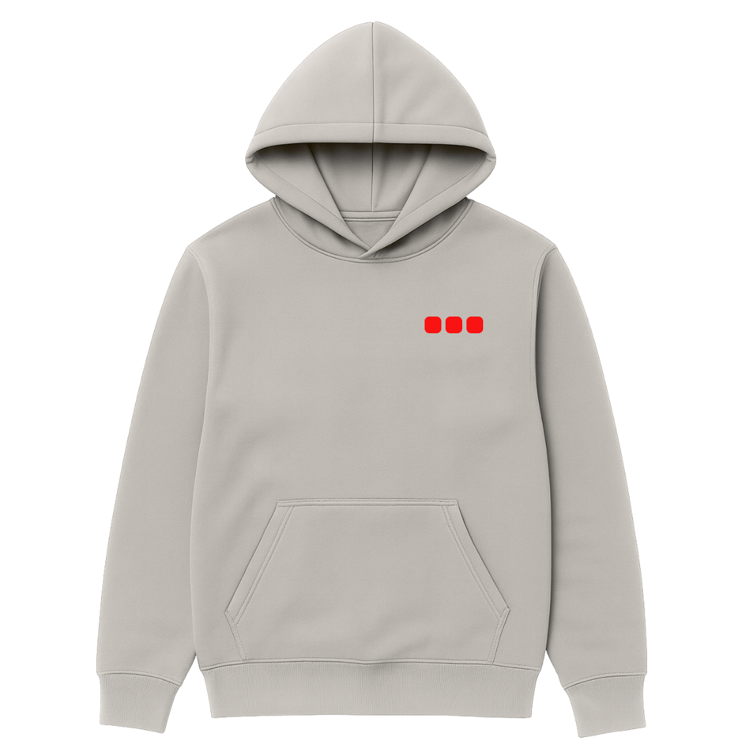 Heart Disease Awareness Hoodie — bone white