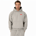 Heart Disease Awareness Hoodie — bone white (men's)