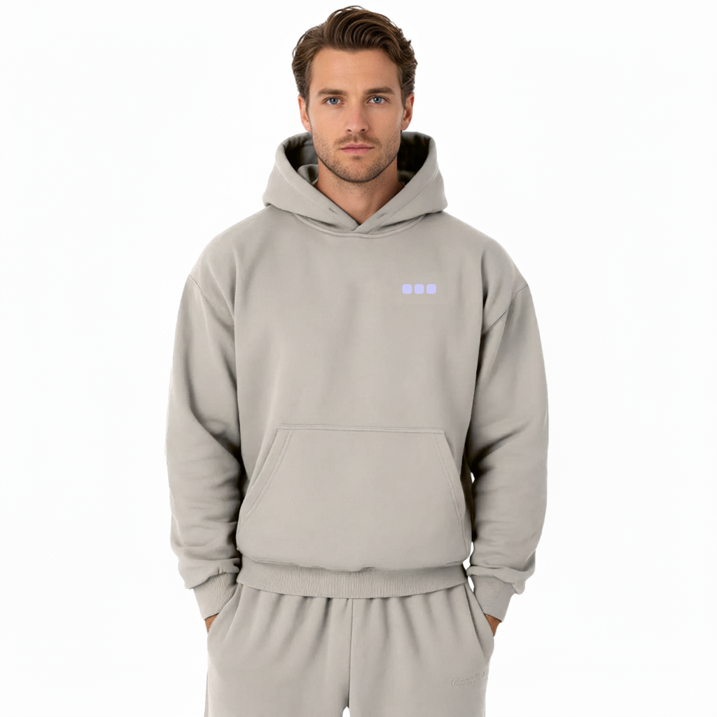 Esophageal Cancer Awareness Hoodie — bone white (men's)