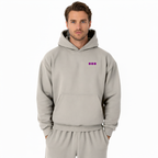Alzheimer's Awareness Hoodie — bone white (men's)