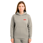 Heart Disease Awareness Hoodie — bone white (women's)