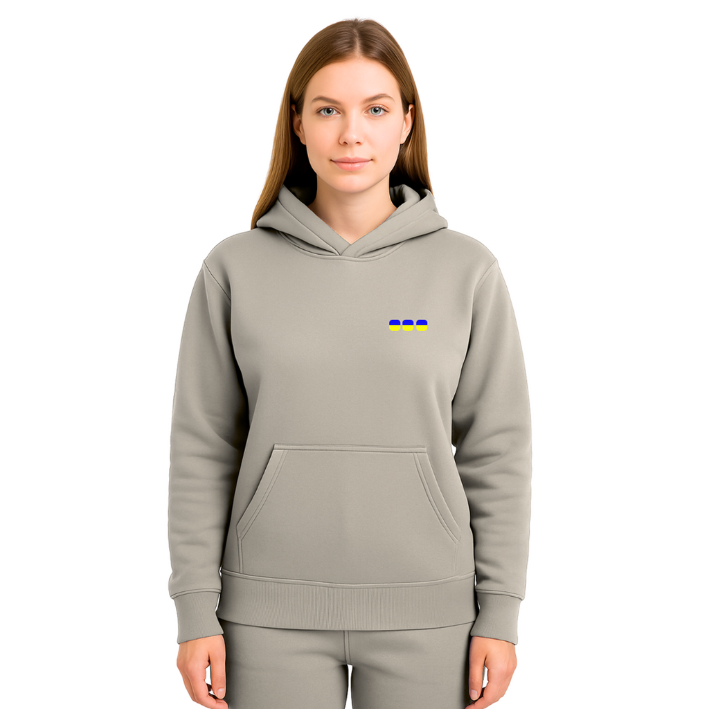 Down Syndrome Awareness Hoodie — bone white (women's)