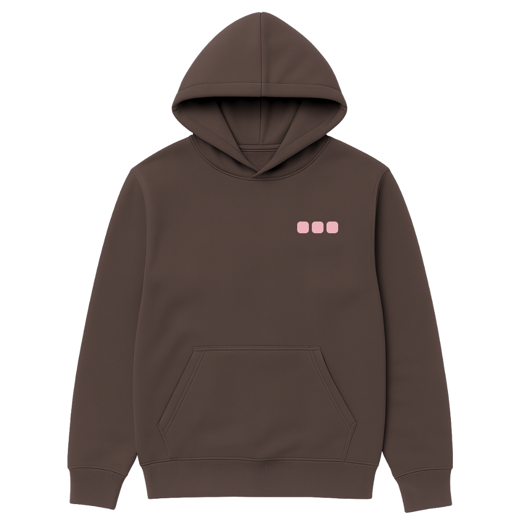 Breast Cancer Awareness Hoodie — chocolate brown