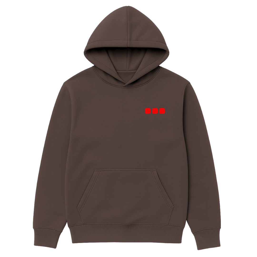 Heart Disease Awareness Hoodie — chocolate brown