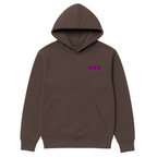 Pancreatic Cancer Awareness Hoodie — chocolate brown