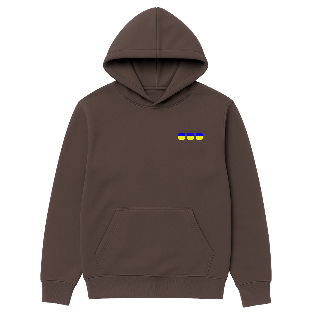 Down Syndrome Awareness Hoodie — chocolate brown