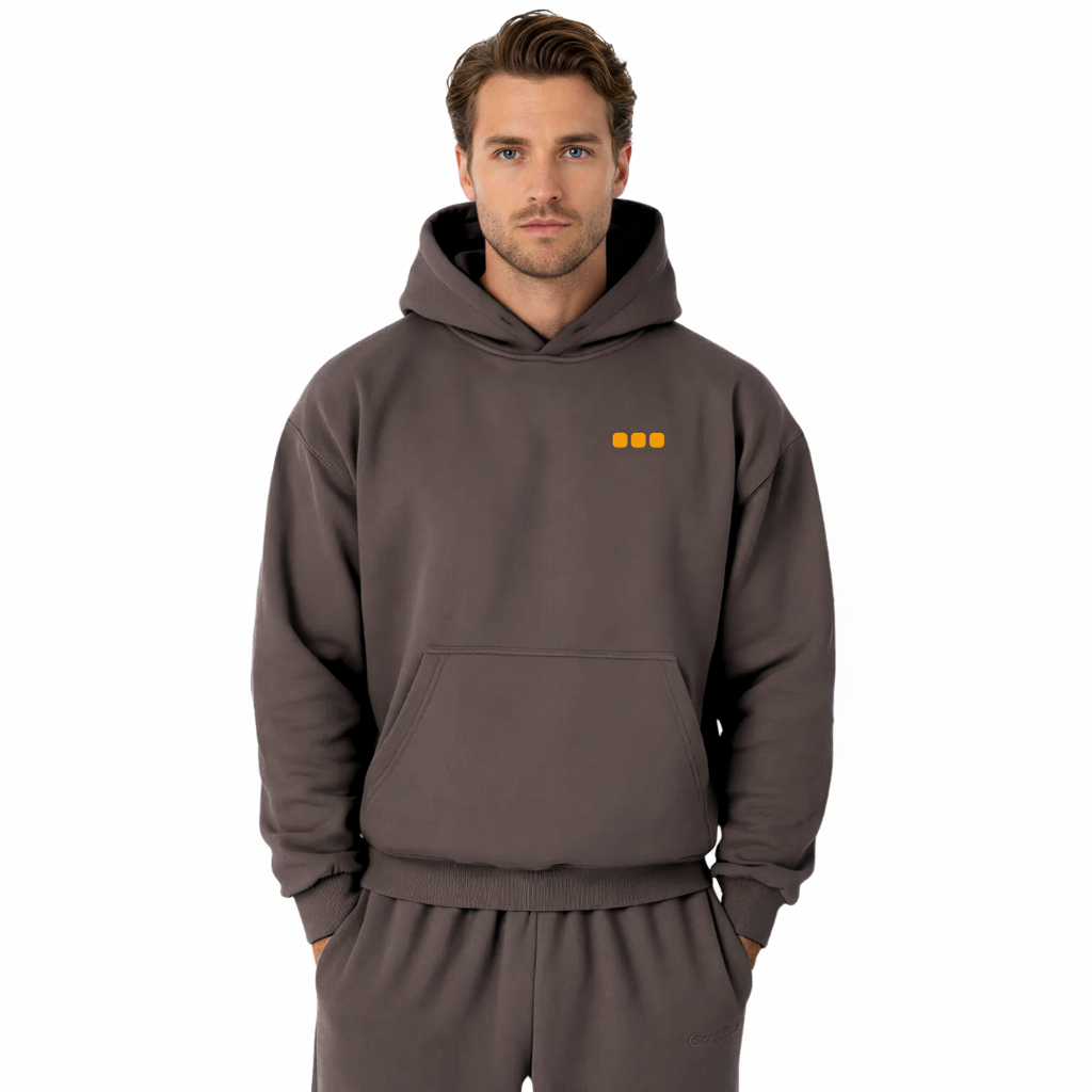 Leukemia Awareness Hoodie — chocolate brown (men's)