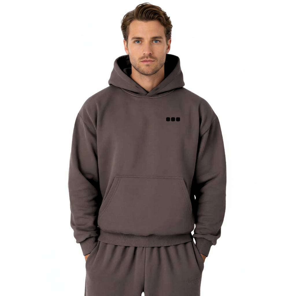Melanoma Skin Cancer Awareness Hoodie — chocolate brown (men's)