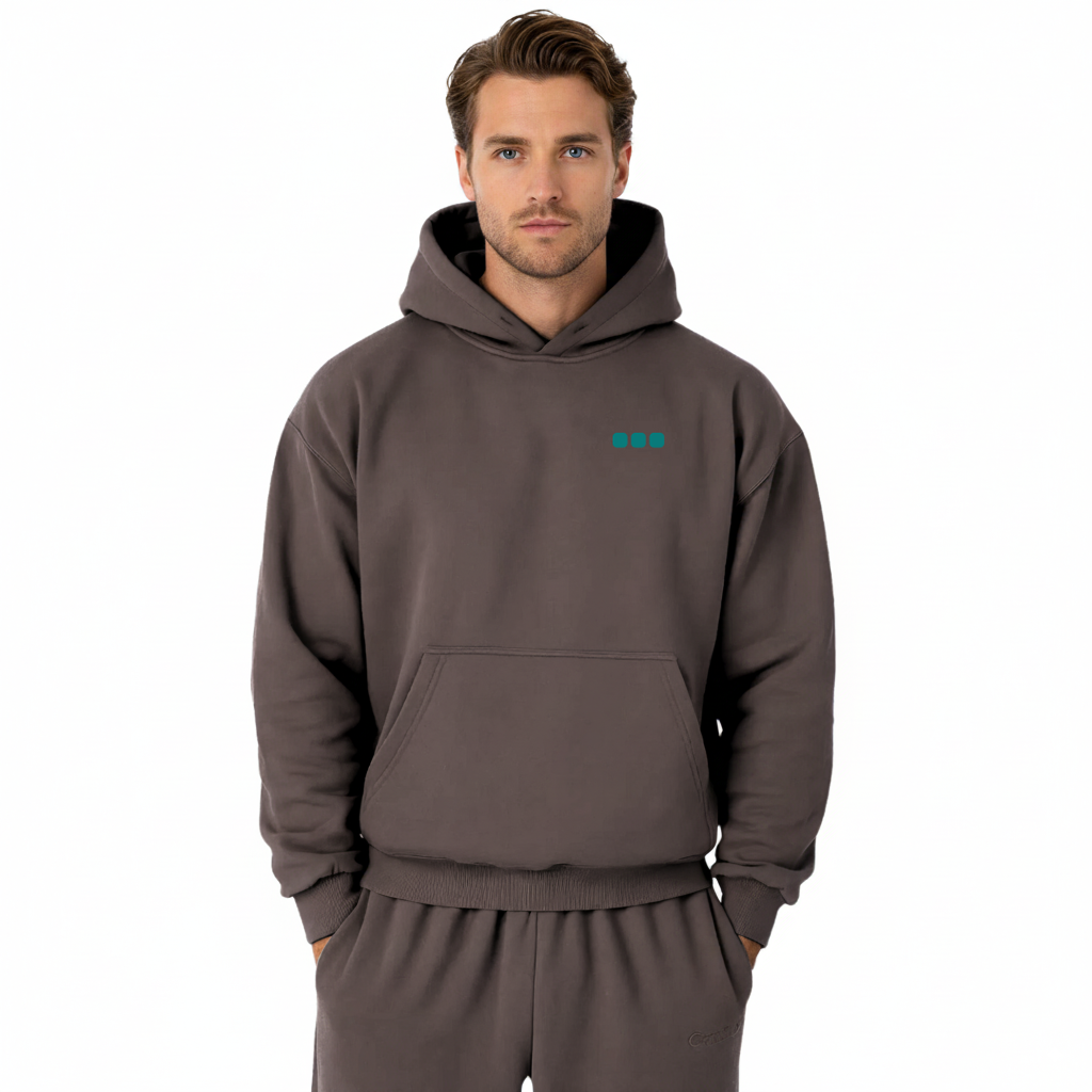 Ovarian Cancer Awareness Hoodie — chocolate brown (men's)