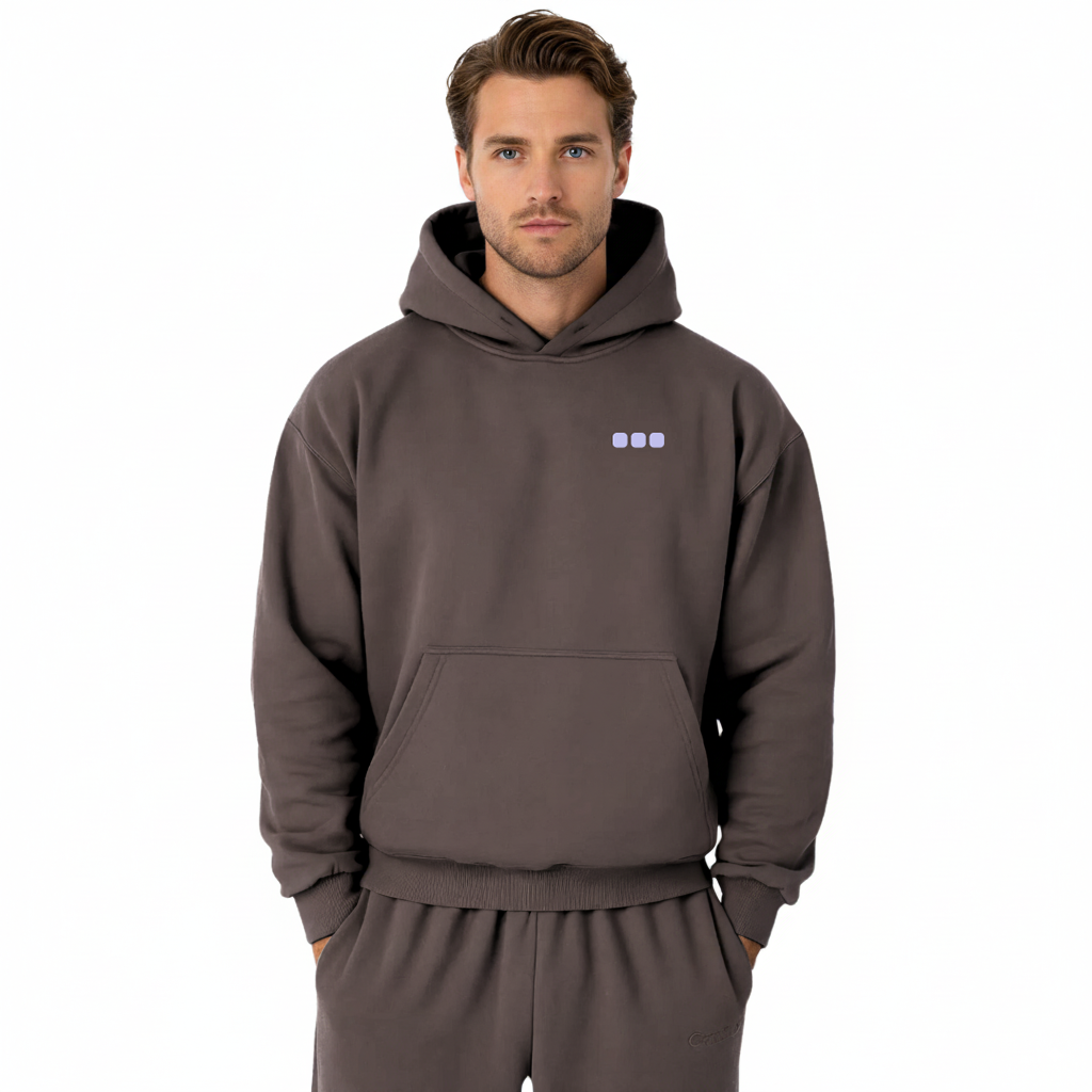 Esophageal Cancer Awareness Hoodie — chocolate brown (men's)