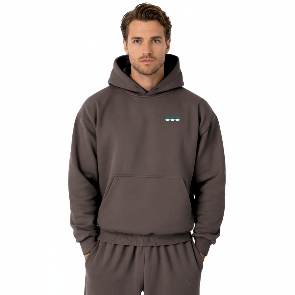 Cervical Cancer Awareness Hoodie — chocolate brown (men's)