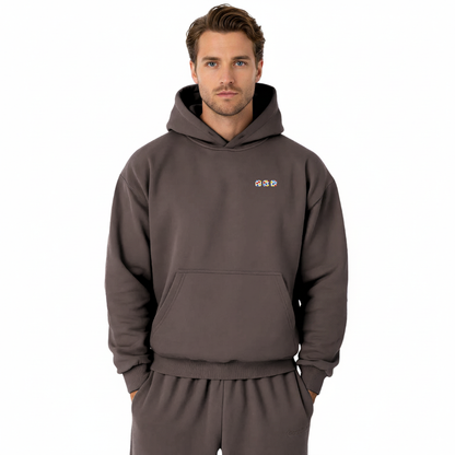 Autism Awareness Hoodie — chocolate brown (men's)