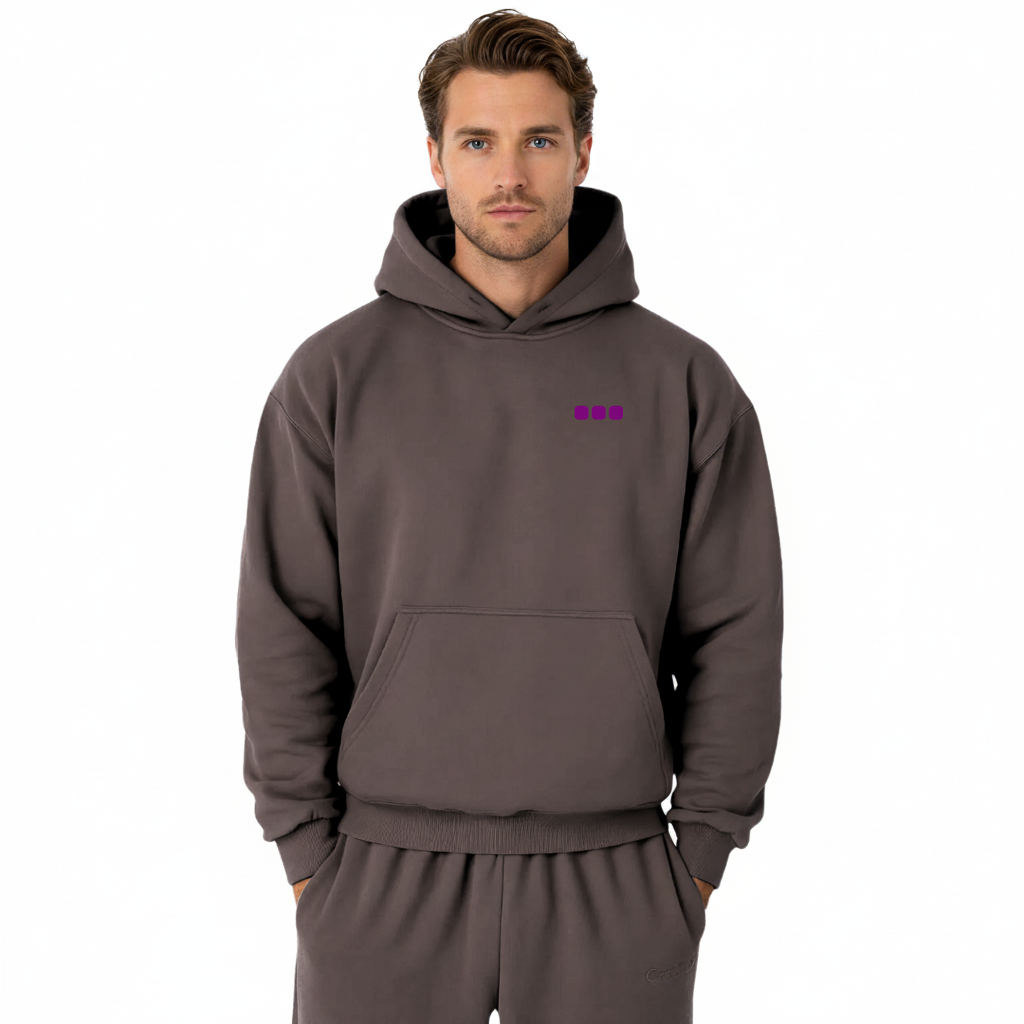 Alzheimer's Awareness Hoodie — chocolate brown (men's)