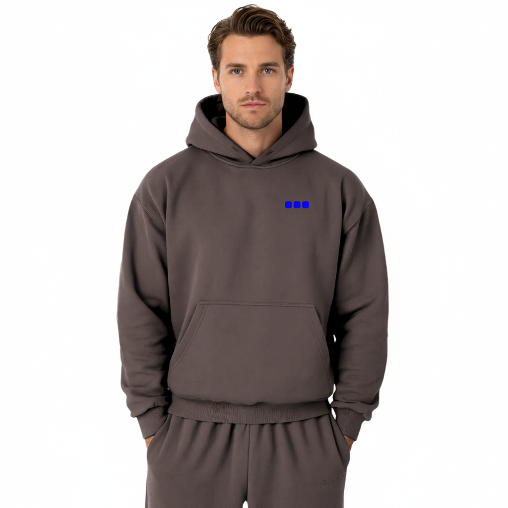 Diabetes Awareness Hoodie — chocolate brown (men's)