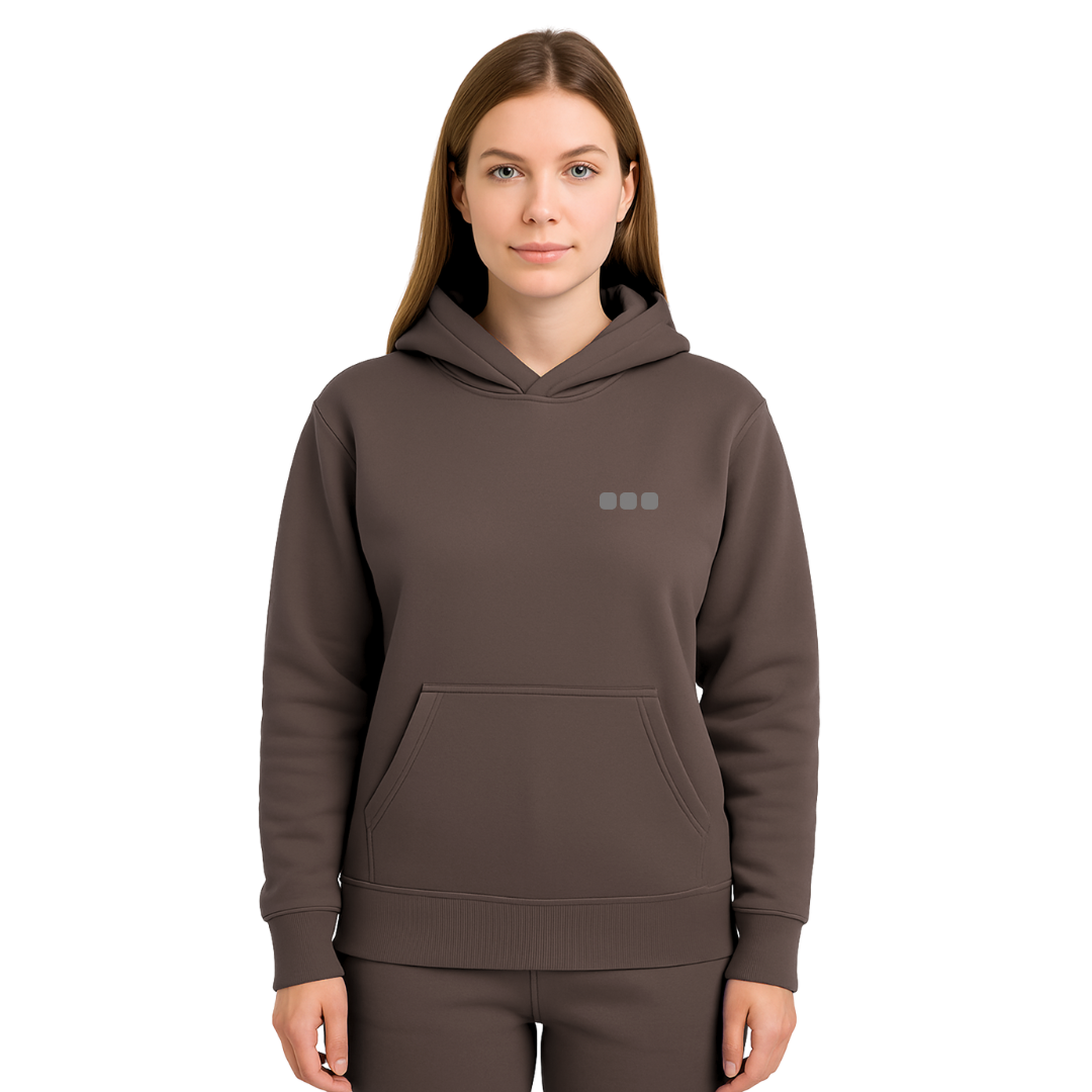 Brain Cancer Awareness Hoodie — chocolate brown (women's)