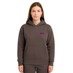 Alzheimer's Awareness Hoodie — chocolate brown (women's)