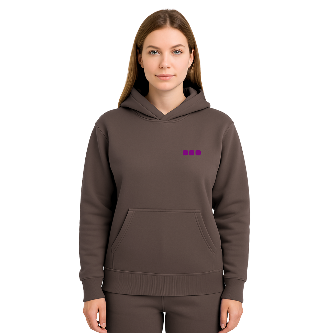 Epilepsy Awareness Hoodie — chocolate brown (women's)