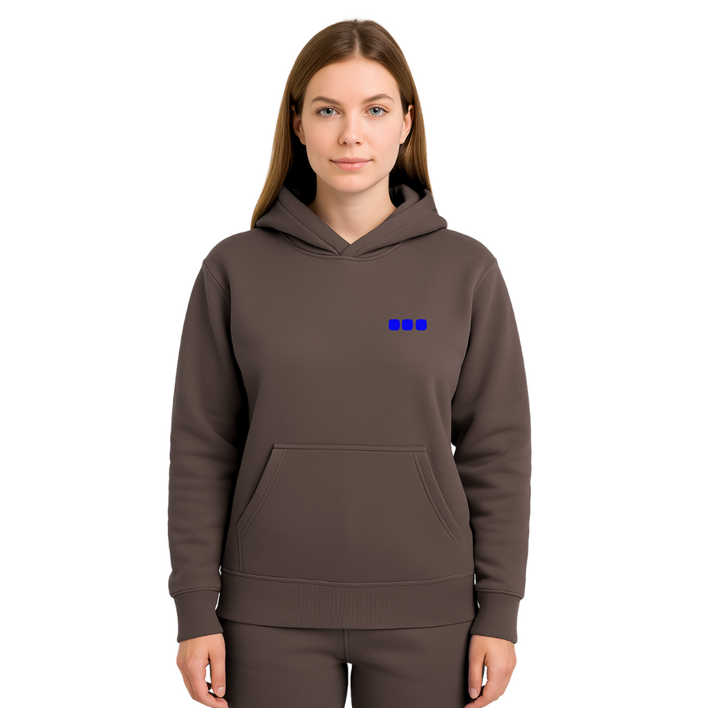Diabetes Awareness Hoodie — chocolate brown (women's)