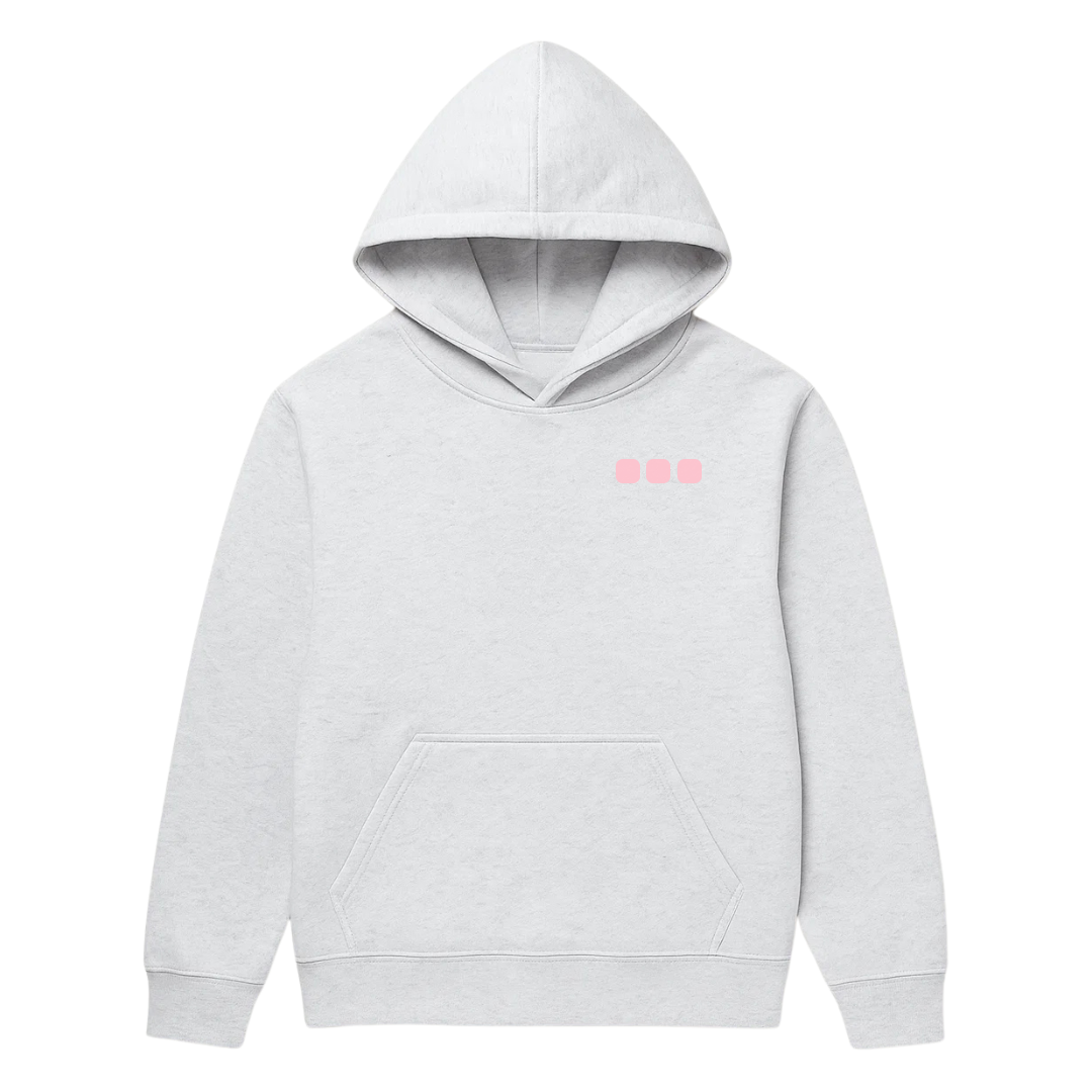 Breast Cancer Awareness Hoodie — light grey