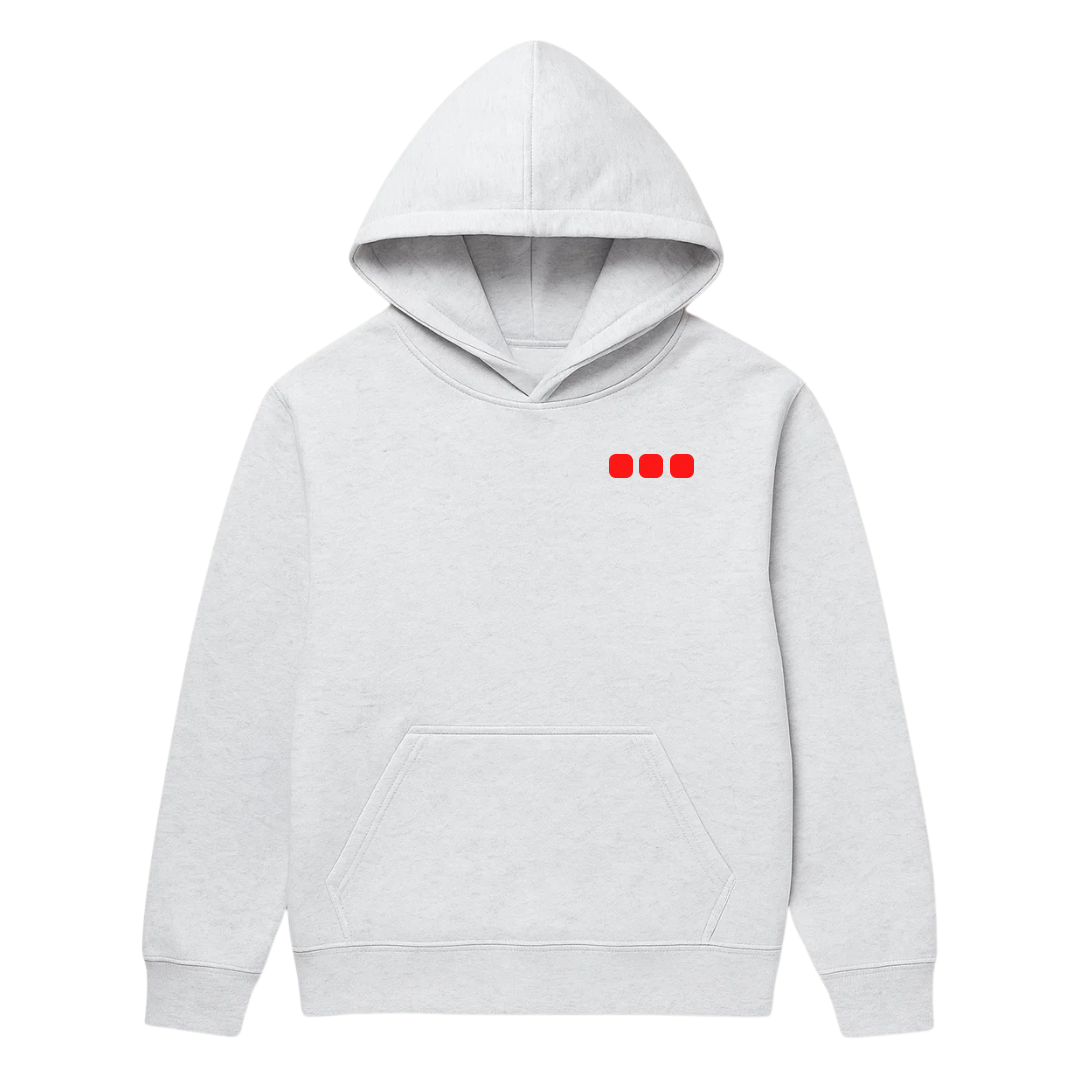 Heart Disease Awareness Hoodie — light grey