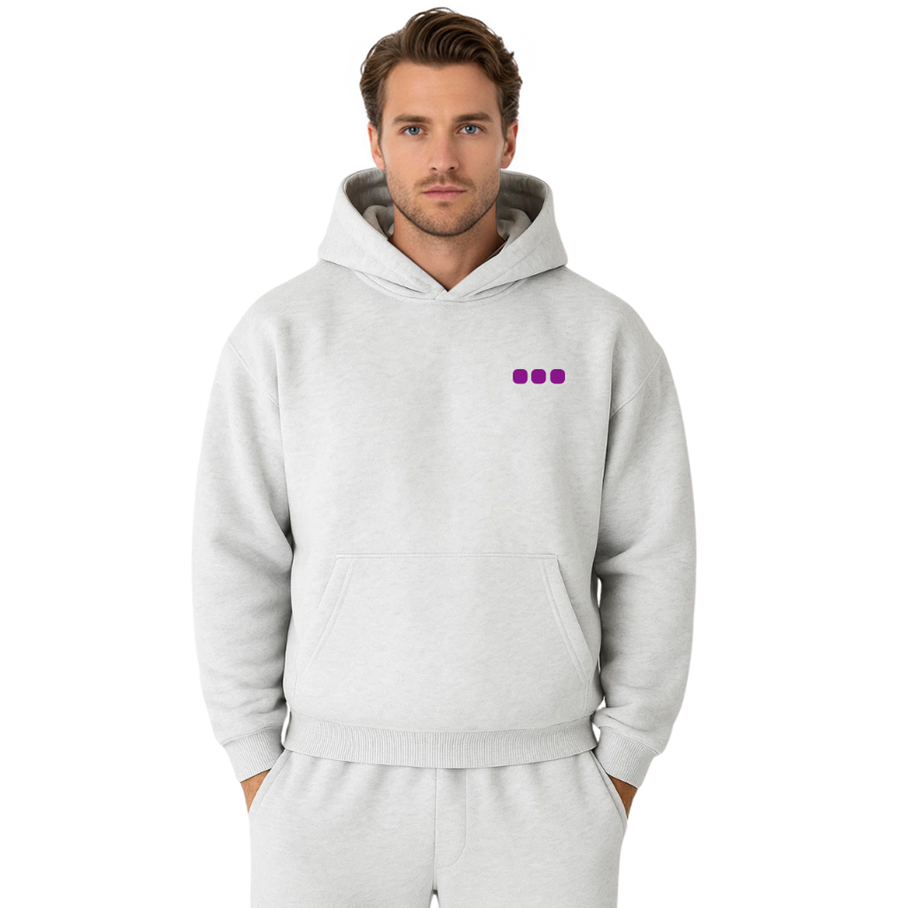 Alzheimer's Awareness Hoodie — light grey (men's)