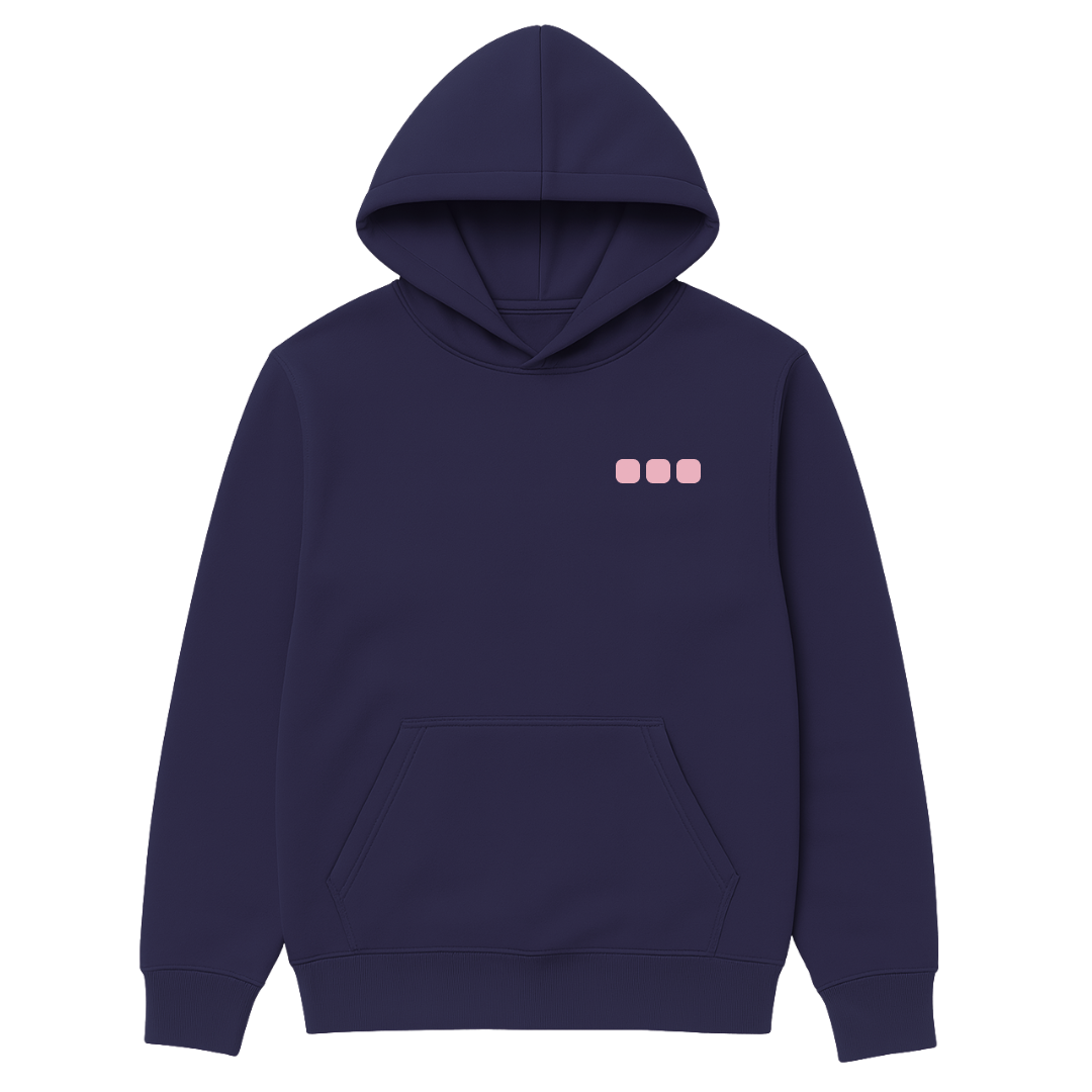 Breast Cancer Awareness Hoodie — navy blue