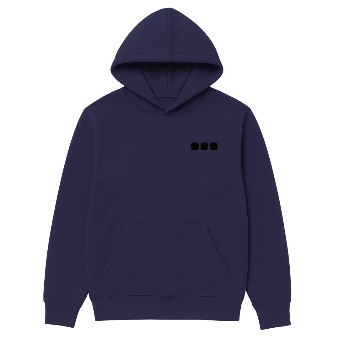 Melanoma Skin Cancer Awareness Hoodie — navy blue