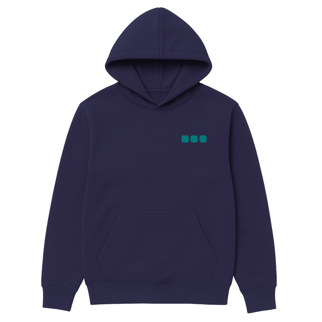 Ovarian Cancer Awareness Hoodie — navy blue