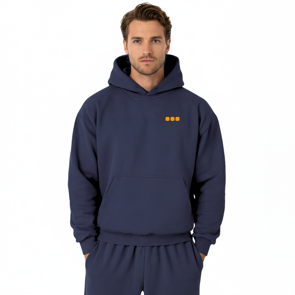 Leukemia Awareness Hoodie — navy blue (men's)