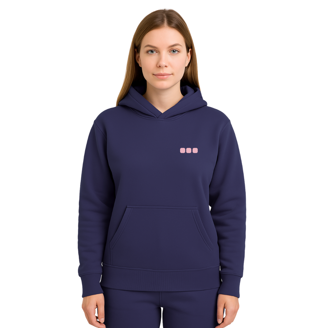 Breast Cancer Awareness Hoodie — navy blue (women's)