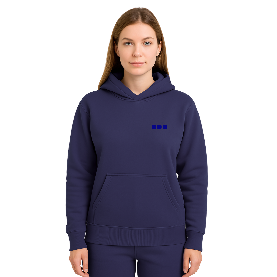 Colon Cancer Awareness Hoodie — navy blue (women's)