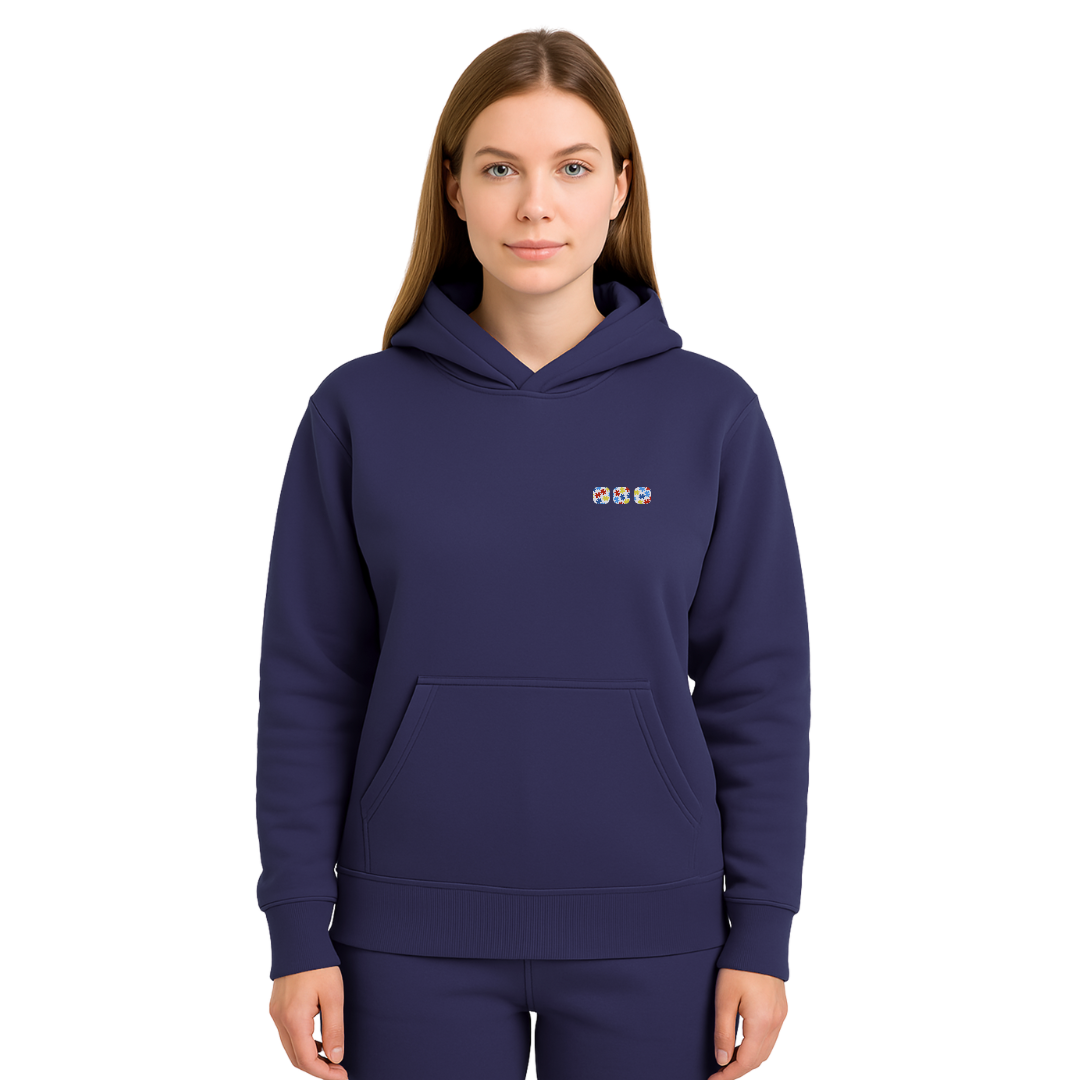 Autism Awareness Hoodie — navy blue (women's)