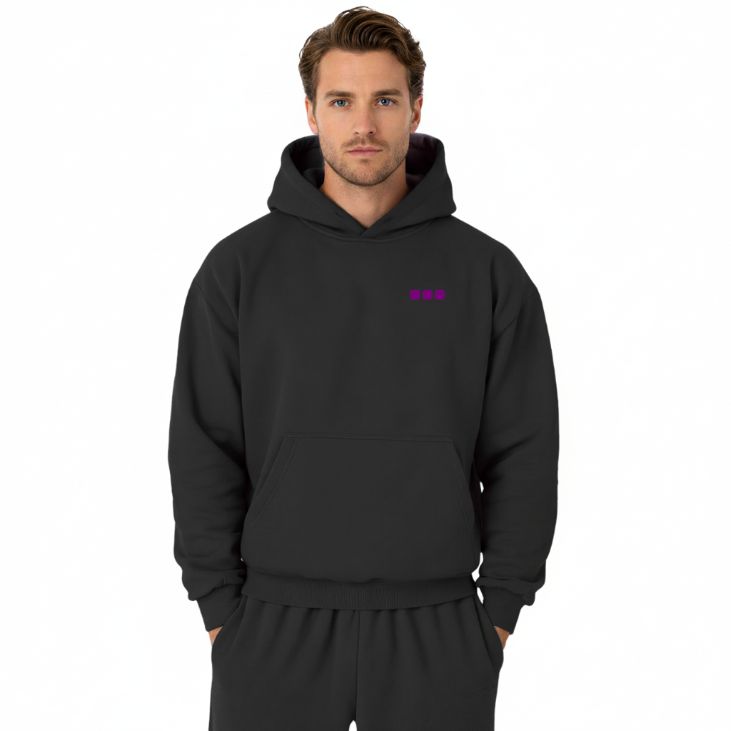 Alzheimer's Awareness Hoodie — black (men's)
