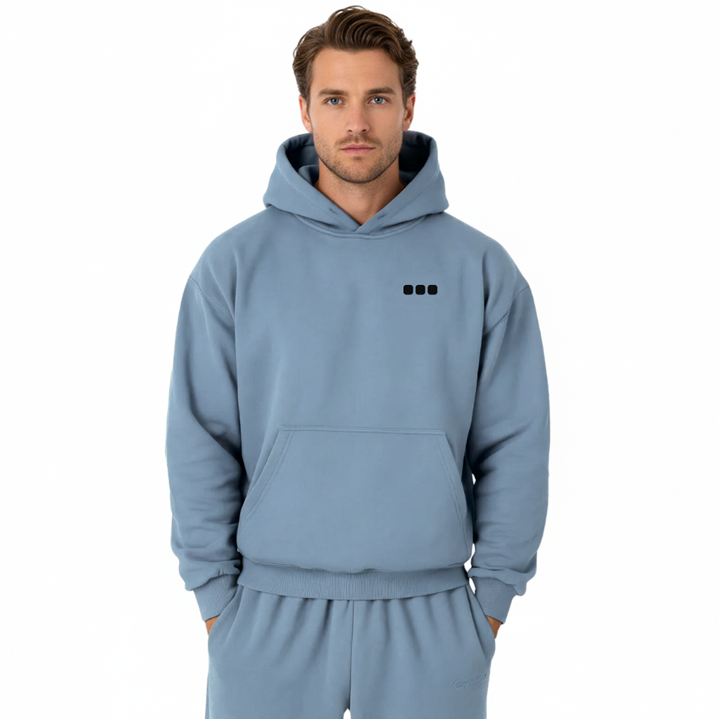 Melanoma Skin Cancer Awareness Hoodie — sky blue (men's)