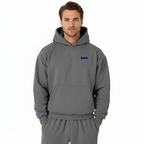 Colon Cancer Awareness Hoodie — steel grey (men's)