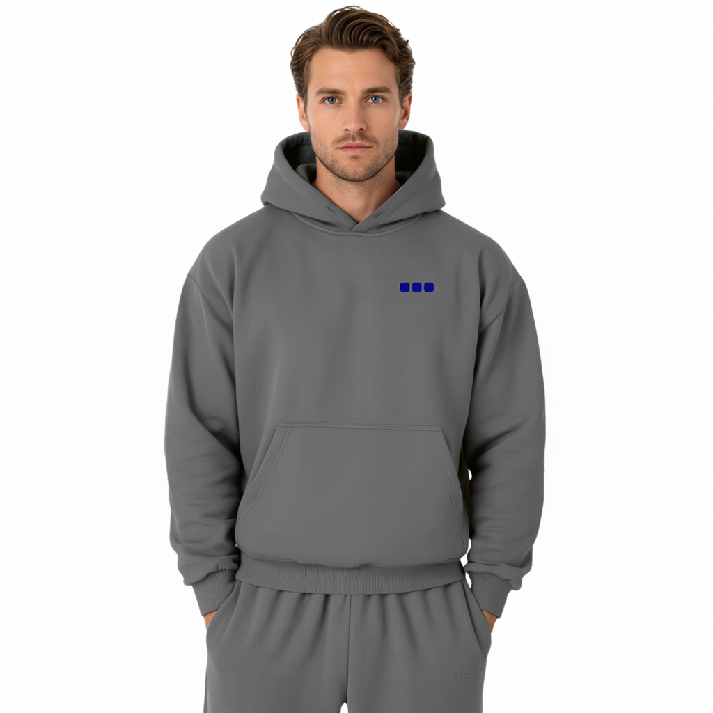 Colon Cancer Awareness Hoodie — steel grey (men's)