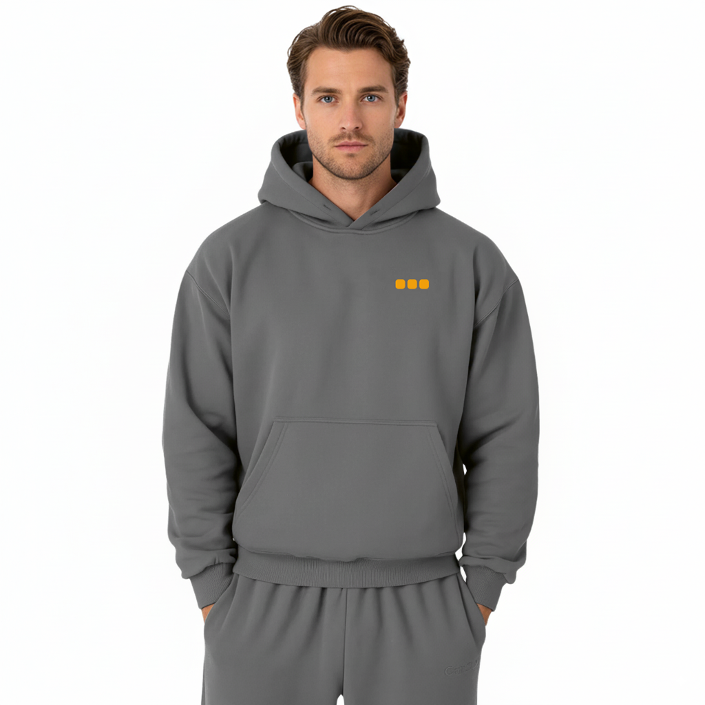 Leukemia Awareness Hoodie — steel grey (men's)