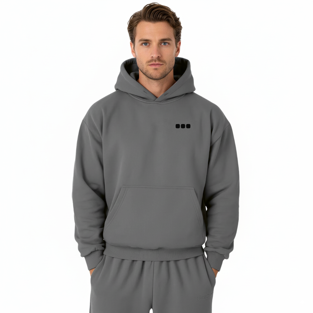 Melanoma Skin Cancer Awareness Hoodie — steel grey (men's)