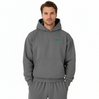 PTSD Awareness Hoodie — steel grey (men's)