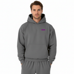 Alzheimer's Awareness Hoodie — steel grey (men's)