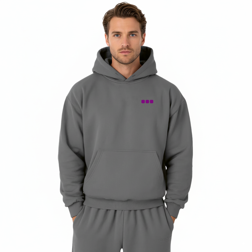 Alzheimer's Awareness Hoodie — steel grey (men's)
